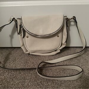 Street Level Cream Crossbody Bag